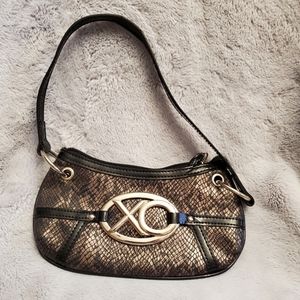 Xoxo cute small bag black and grey snakeskin